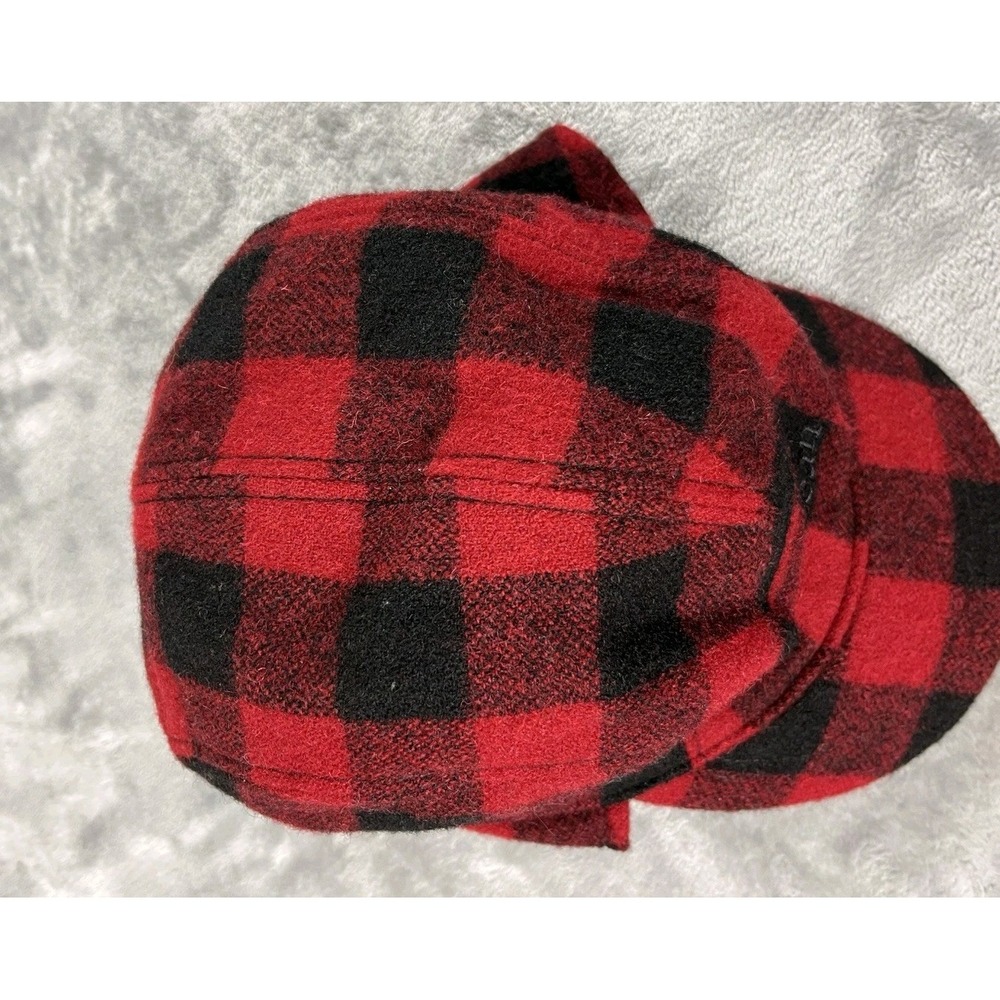 LL Bean Hat Men Large Buffalo Plaid Wool Ear Flap Trapper Lined Hunting Outdoor - Picture 3 of 8